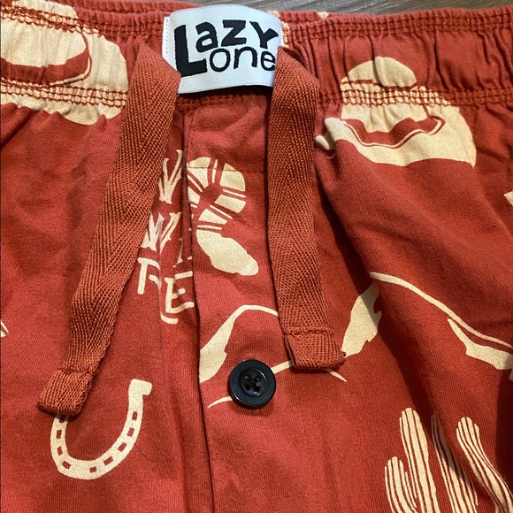 Lazy One NWOT Mens Wild West Rest Pajama/Lounge pants size M - Picture 11 of 12